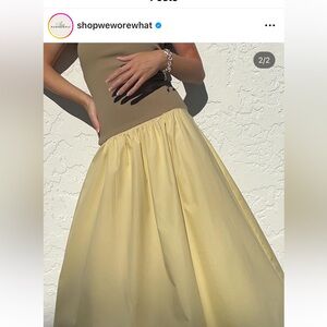 WeWoreWhat Tube Top Dress